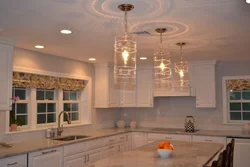Расположение лампочек на кухне фото