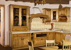 Кухня мебели из сосны фото