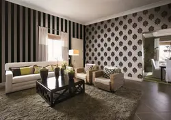 Apartment interior wallpaper walls