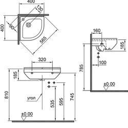 Bathroom sink width photo