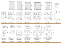 Раковины для ванны размеры фото