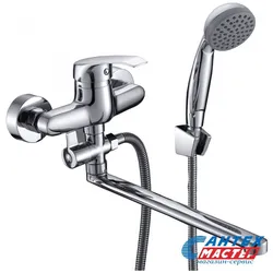 Faucet mixer for bathroom with shower photo
