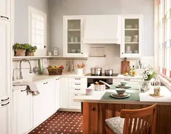 Beautiful cozy kitchen photos in the apartment