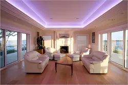 Design of ceiling and lighting in the apartment