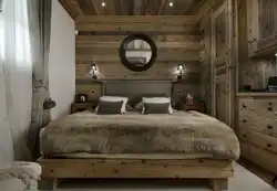 Спальня в стиле шале фото