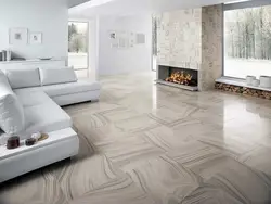 Interior design living room porcelain tiles