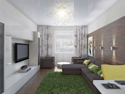 Living room design 12 sq m photo