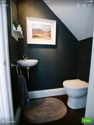 Bathroom Design In A House Under The Stairs