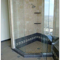 Bathroom design with tray photo