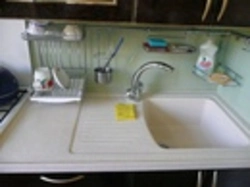 Location of sinks in the kitchen photo