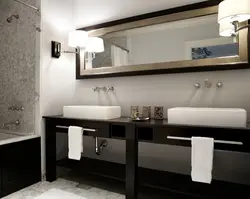 Bathroom interior washbasin