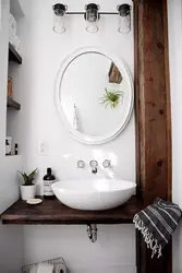 Bathroom interior washbasin