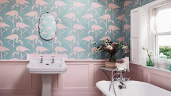 Wallpaper for bathroom reviews photos before and after