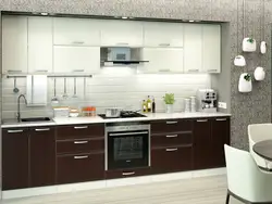 Design of straight kitchens 4 m