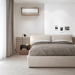 Air conditioner in bedroom design