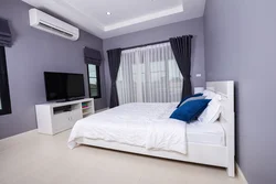 Air conditioner in bedroom design