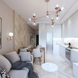Design Long Kitchen Living Room