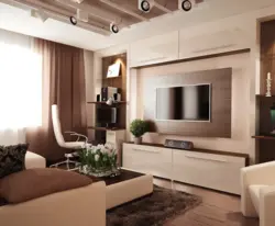 Дизайн зала в квартире квадратной формы
