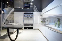 High kitchen interior