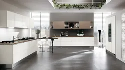 High kitchen interior