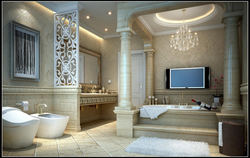 Bathtubs with columns photo