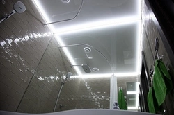 Lighting for suspended ceiling photo bath