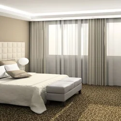 Занавески в спальню в современном стиле дизайн