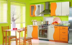 Corner kitchens color combination photo