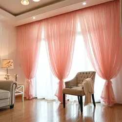 Veil in the living room interior