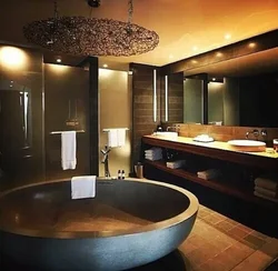 Open bathroom design