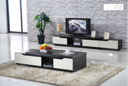 Bedside tables in the living room for TV in a modern style photo