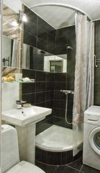 Дизайн ванны с туалетом и душевой кабиной в хрущевке фото