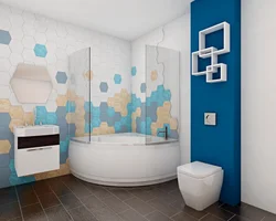 Bathroom Design Yellow And Blue