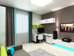 Young Man'S Bedroom Design Photo