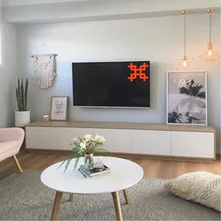 TV area design in the living room