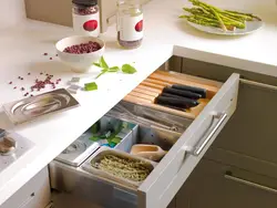 Storage in the kitchen photo how to organize