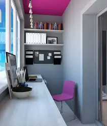 Bedroom with balcony design for teenagers
