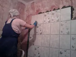 How to lay tiles in the bathroom photo