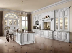 Kitchen facades in classic style photo