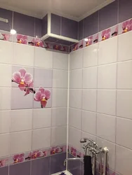 Pvc tile wall design for bathroom