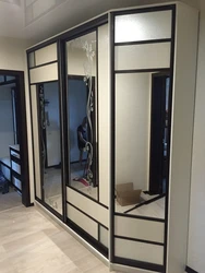 Modern Mirrored Wardrobes In The Hallway Photo