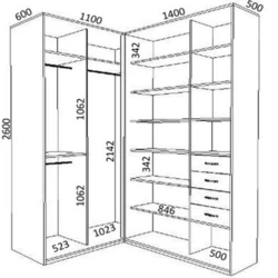 Wardrobe system photo diagram