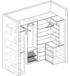 Wardrobe system photo diagram