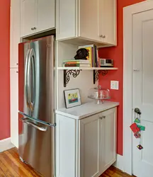 How to install a refrigerator in a small kitchen photo