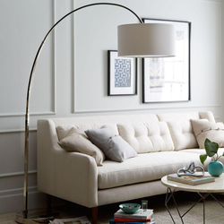 Floor lamp in the living room design photo