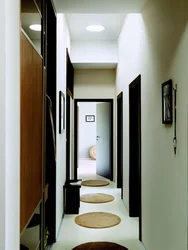 Design Of A Narrow Corridor In An Apartment Of A Panel House Photo