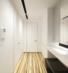 Koridorning ichki qismidagi minimalizm uslubidagi fotosurat