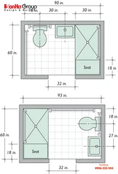 Пәтер Фотосындағы Дәретхана Мен Ваннаның Өлшемдері