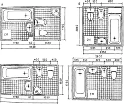 Размеры Туалета И Ванной В Квартире Фото