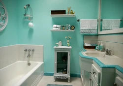 Paint a bathroom at home photo